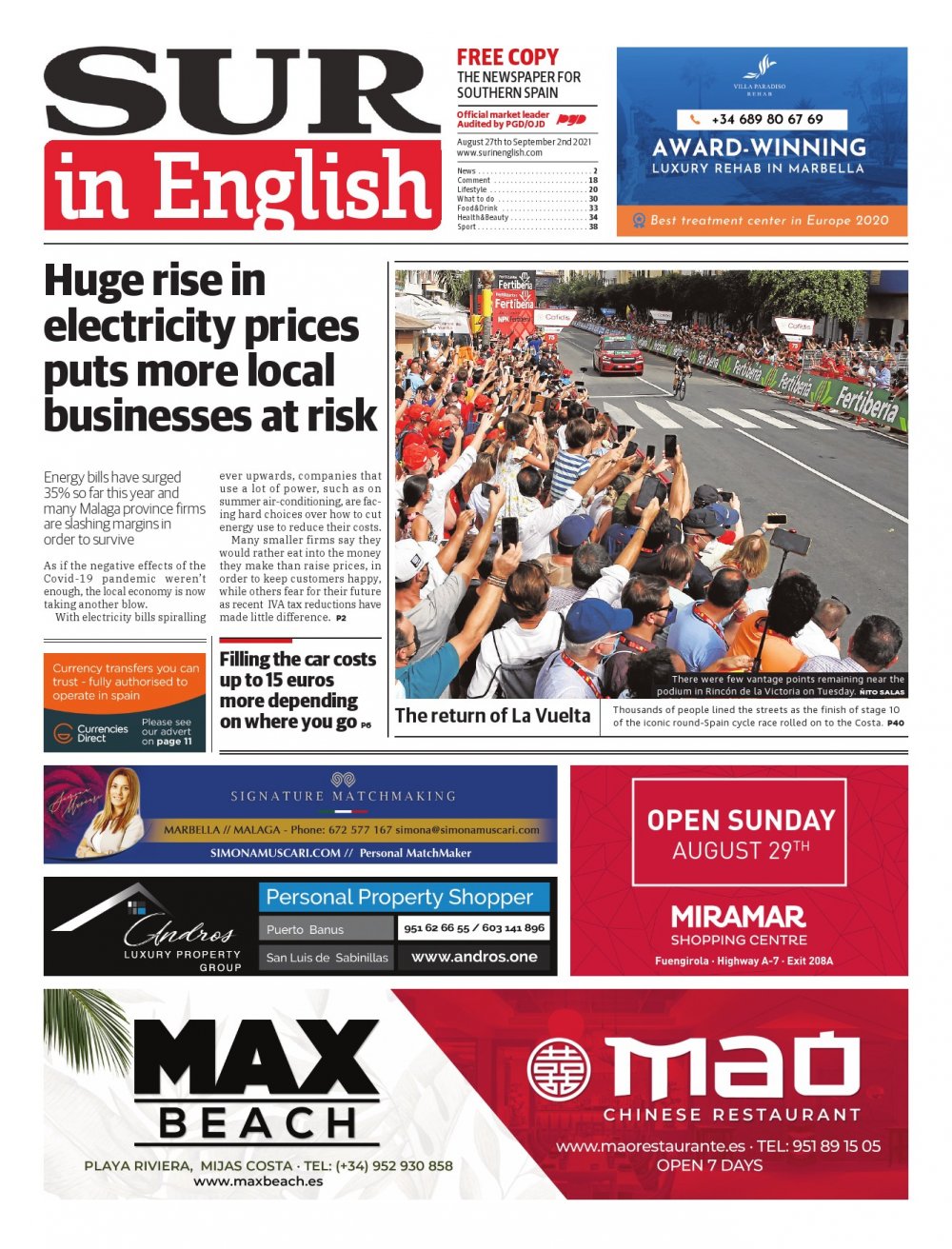 Print Edition SUR in English | August | 2021