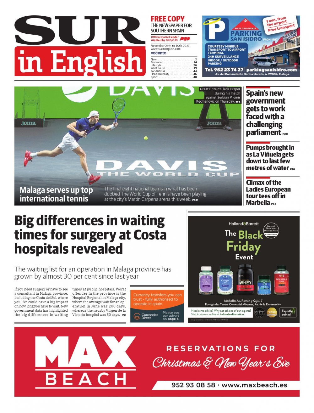 Print Edition SUR in English, 2023/11/24